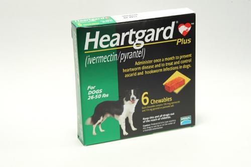 ハートガードプラス(カルドメック) 犬11.3-22.7kg用 Heartgard Plus 6個入り