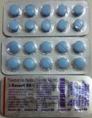 ZOSERT 50mg 100錠　ジェイゾロフト（一般名：セルトラリン）ジェネリック