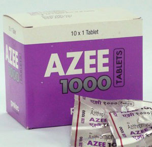 ジスロマックのジェネリック　Azee (アジスロマイシン) 1000mg 30錠