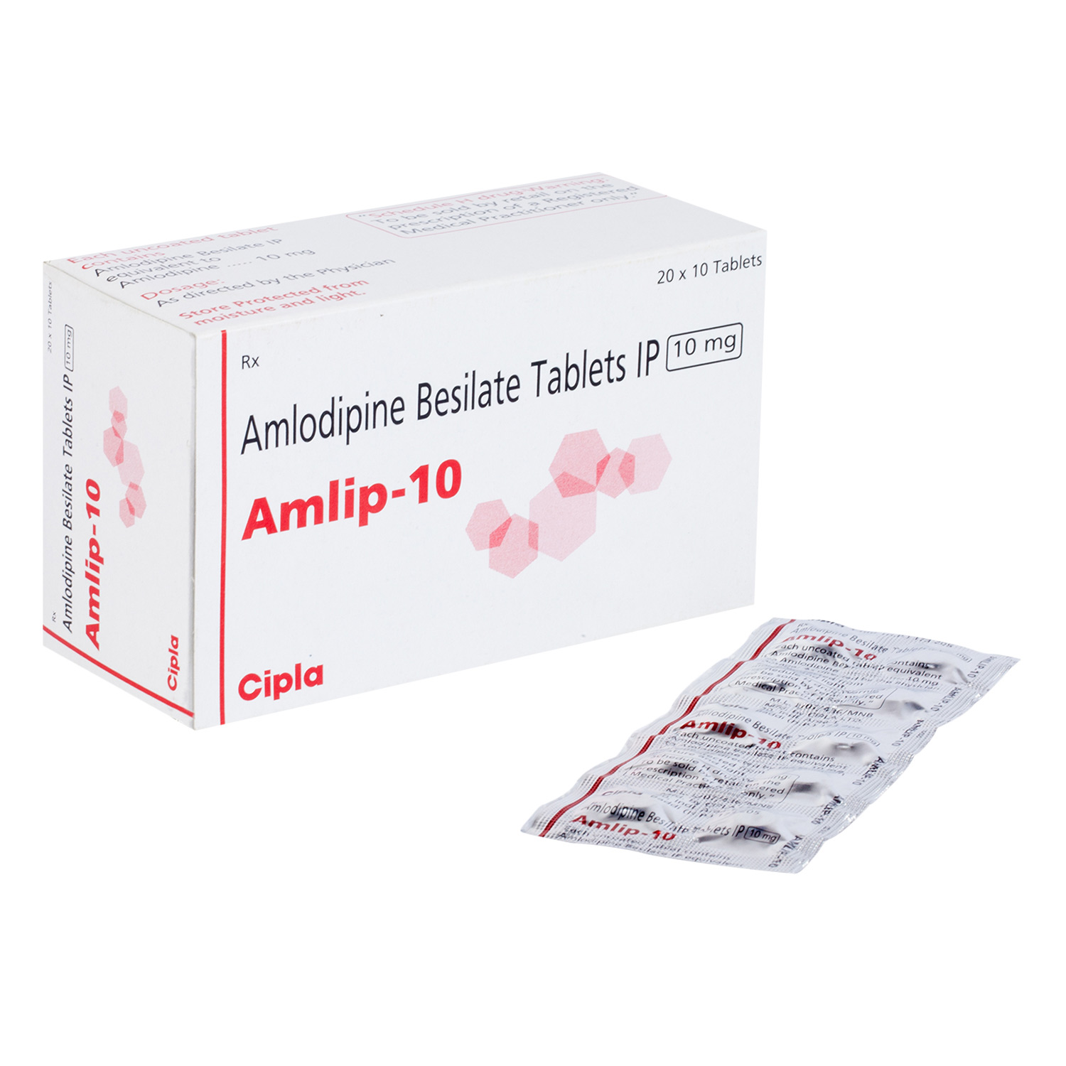 アムリップ Amlip 10mg 100錠（ノルバスクジェネリック）