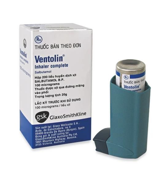 ベントリン（Ventolin）喘息 1箱200回分