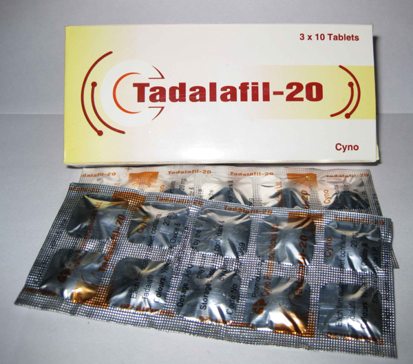 タダラフィル(Tadalafil) 20mg 30錠　Cyno社製