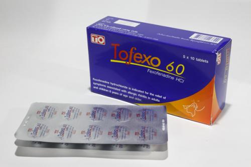 TOFEXO 60mg10錠5シート入り×1箱 (アレグラのジェネリック)