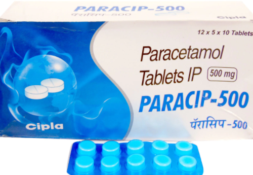 タイレノールと同成分　Paracip 500mg 200錠入り (成分:アセトアミノフェン=パラセタモール)