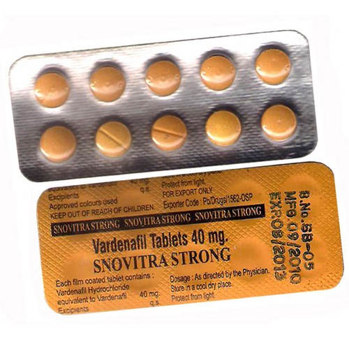 スノビトラ(Snovitra Strong) 40mg 60錠　レビトラのジェネリック