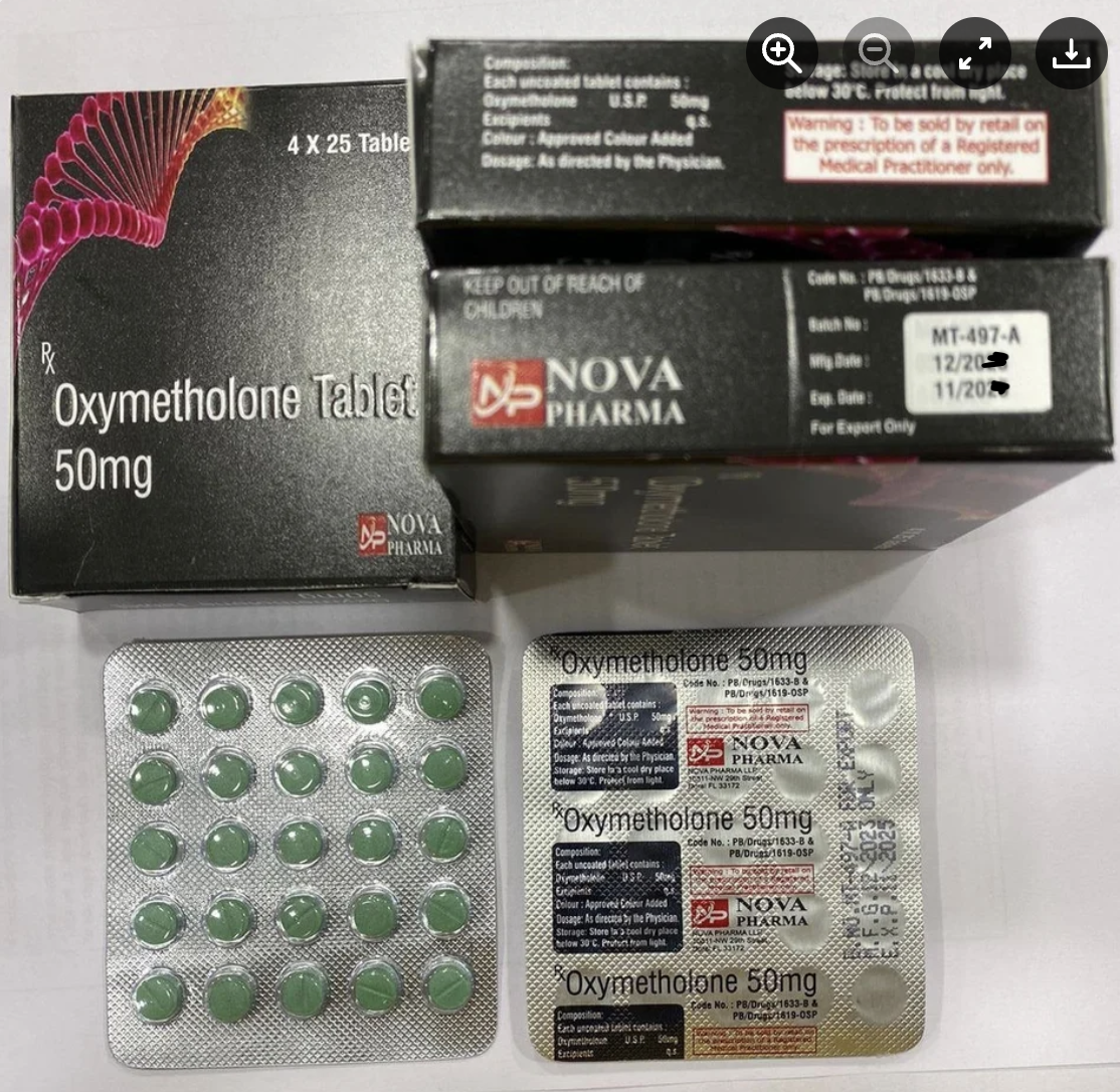 オキシメトロン OXYMETHOLONE 50mg 100錠