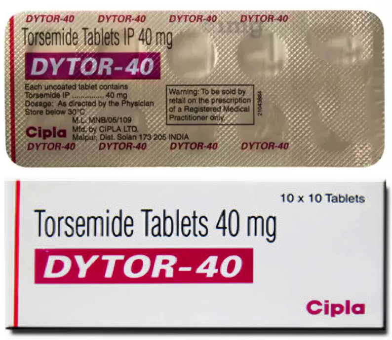 ダイトール(Dytor) トラセミド 40mg 100錠